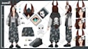 draw a character sheet for your oc or vtuber character etc