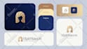 create company logo design and complete brand identity with a full branding kit