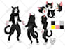 draw character reference sheets fantasy, furry, monsters etc