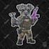 design tactical illustration for patch or sticker