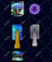 create a holographic design for you to print on stickers
