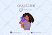 do custom and pretty illustration