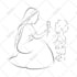 draw minimalist line art, single line art illustrations