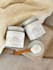 do minimal candle label design, DIY candle care sticker, candle jar 3d mockup