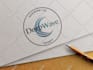 design custom trendy hand drawn logo and branding kit with brand identity