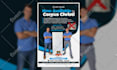 design eyecatching door hanger, postcard, one pager, leaflet, brochure in 12hrs