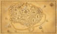 draw a detailed hand drawn fantasy map for your dnd or rpg world