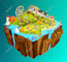 design a 3d isometric map or event map illustration
