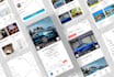 design user friendly and modern mobile app UI UX in figma
