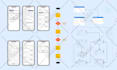 create mobile or website wireframe, user flow, site map information architecture