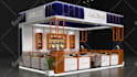 design 3d exhibition stand, trade show booth, kiosk for you