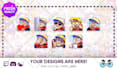 create pro custom twitch emotes, sub badges