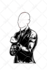make a digital artsy illustration for brand cloth
