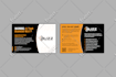 design modern and corporate postcards