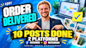 be your social media marketing manager and content creator