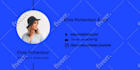 design modern clickable HTML email signature for gmail, outlook apple etc