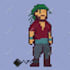make custom 8bit pixel art design logo