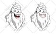 do vintage cartoon character design illustration logo emblem