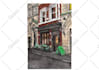 create a hand drawn building illustration