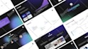 create a business presentation design in figma
