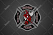 do premium quality firefighter logo hoodie and tshirt design