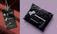 design clothing tag  label and packaging design