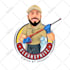 create hand drawn digital mascot, vintage character design, human cartoon logo