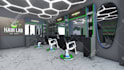 design a barbershop and rendering
