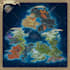 make your dream fantasy map for game, book, rpg campaign, boardgame