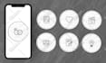 design elegant instagram highlight icons
