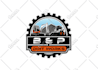 create construction, real estate, and excavation company logo