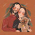 draw custom family portrait