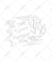 design a simple monoline illustration