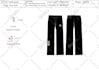 design luxury fashion clothes, technical drawing tech pack