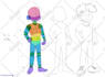 design a cartoon character or mascot