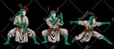 draw detailed dark art illustration with engraving style