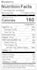 create a nutrition facts panel for your label