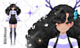 draw a cute custom live2d vtuber model art for you