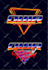 make 80s chrome retro vintage logo