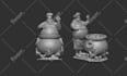 do 3d creature, stylized, character for 3d printing, boardgame, toys, etc