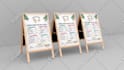 design bifold or trifold restaurant menu print ready