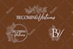 design beautiful hand drawn botanical boho logo design