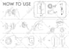 make an instruction design in ikea or kurzgesagt style