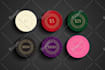 create luxury poker logo and poker chip design