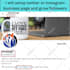 setup twitter or instagram business page and grow followers