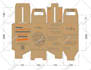 design packaging box with dieline, corrugated box, cardboard design, product box