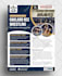charity, donation, nonprofit, fundraising flyer and social media post design