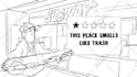 draw monotone line art illustration for you