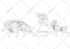 draw exclusive design with ink style