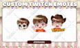 draw twitch emotes, animated emotes chibi emotes, discord emoji